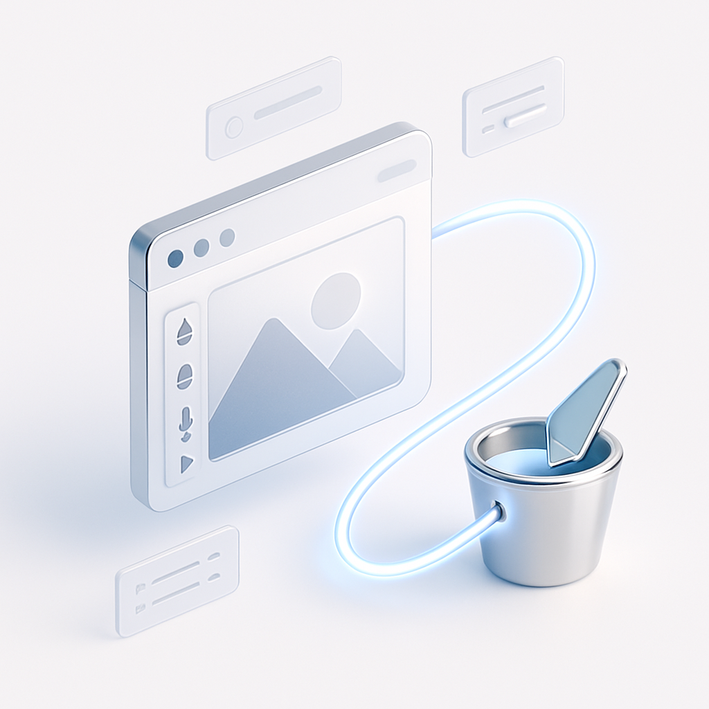 Éditeur d'Images Interactif avec Outil de Remplissage FLUX