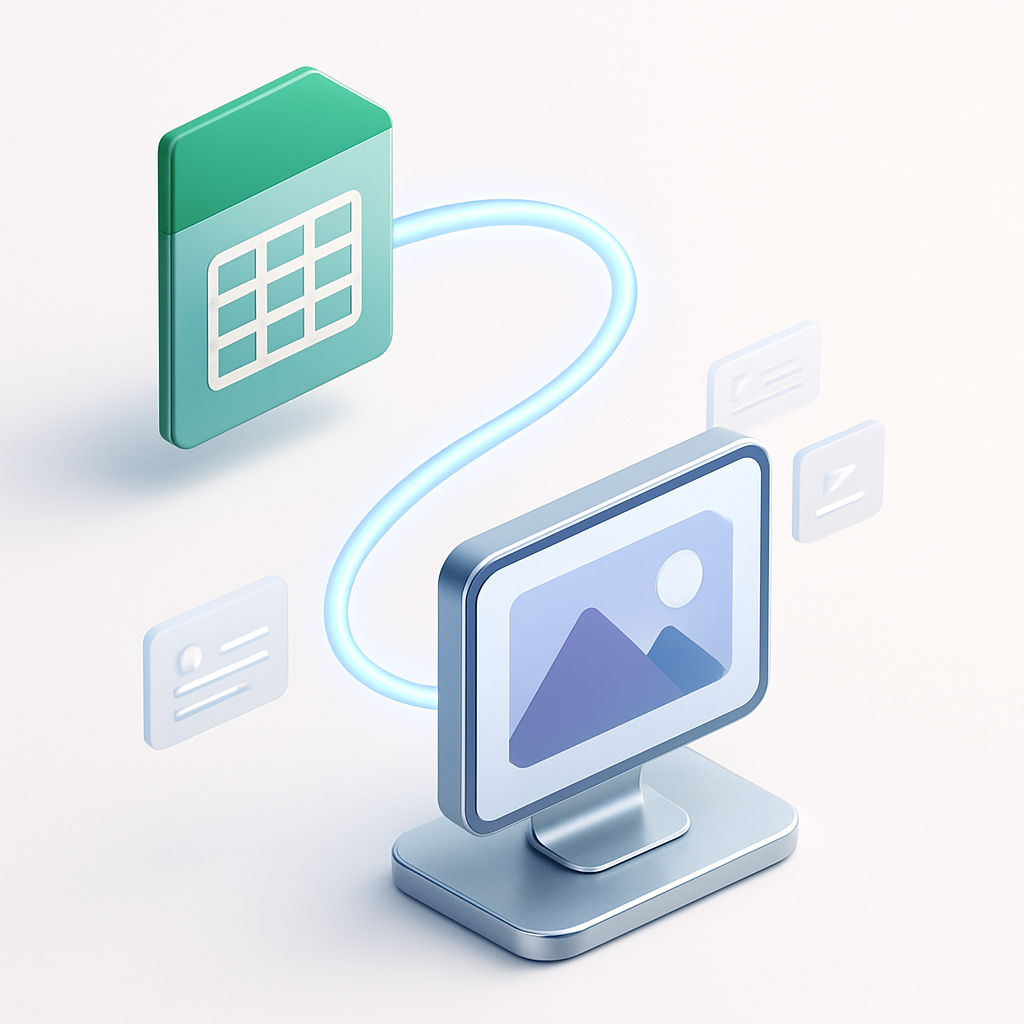 Générez Automatiquement des Images Personnalisées à Partir de Google Sheets