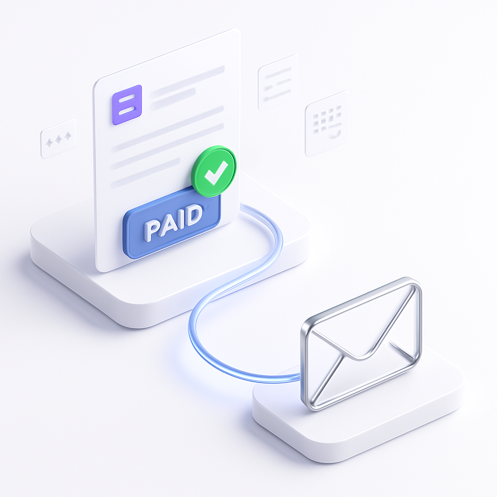 Automatisation Envoi Factures Payées et Fidélisation Client
