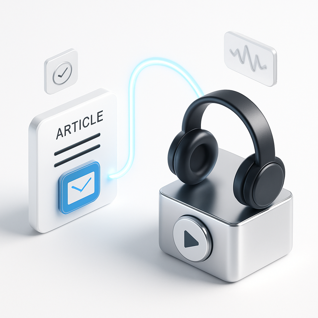 Convertisseur Automatique de Newsletters en Fichiers MP3 à Écouter