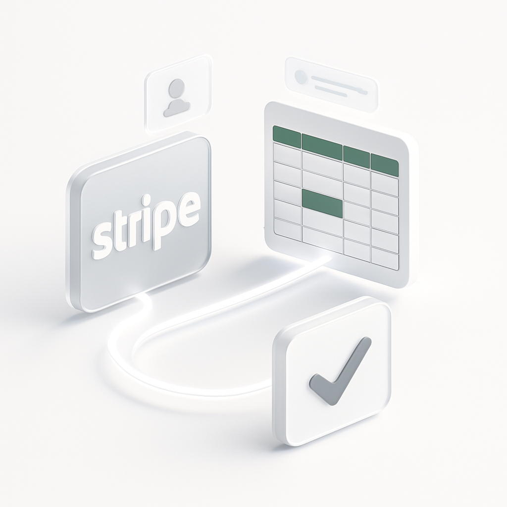 Suivi Automatisé de Vos Paiements Stripe dans Google Sheets