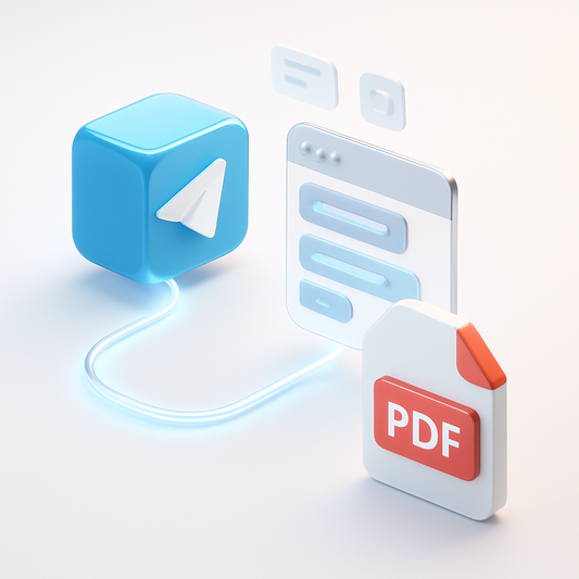 Chat Telegram avec PDF Automatisé