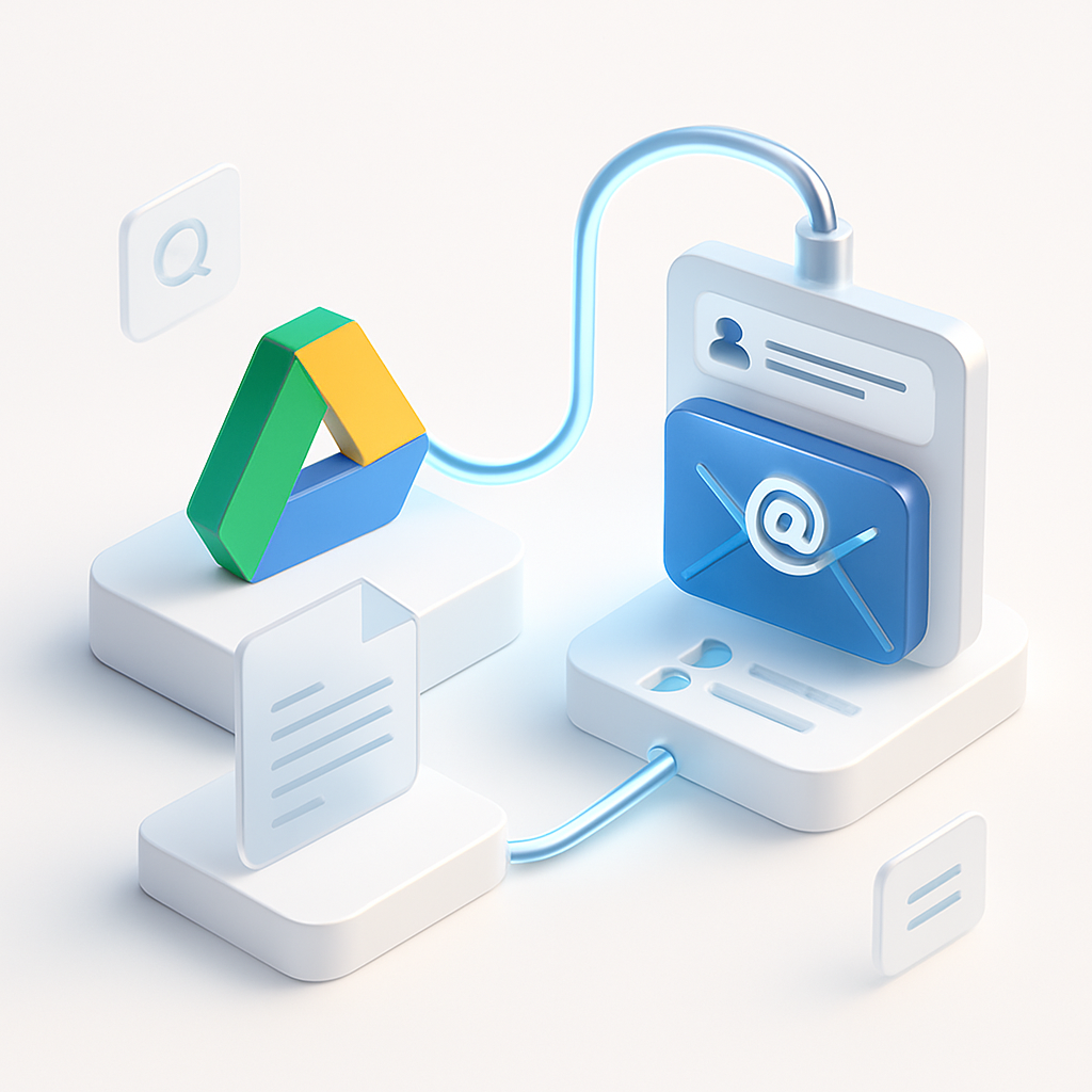 Automatisation de Surveillance Google Drive et Extraction d'Emails