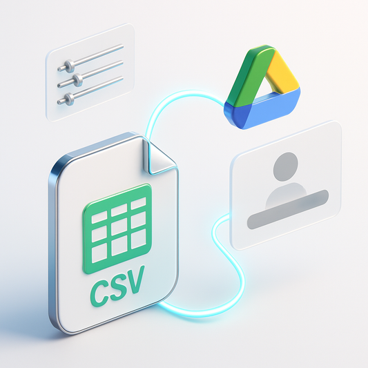 Suppression Automatique des Informations Personnelles dans Vos Fichiers CSV sur Google Drive