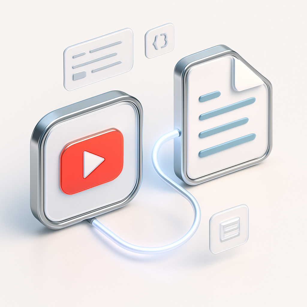 Générateur Automatique d'Articles de Blog à Partir de Vidéos YouTube