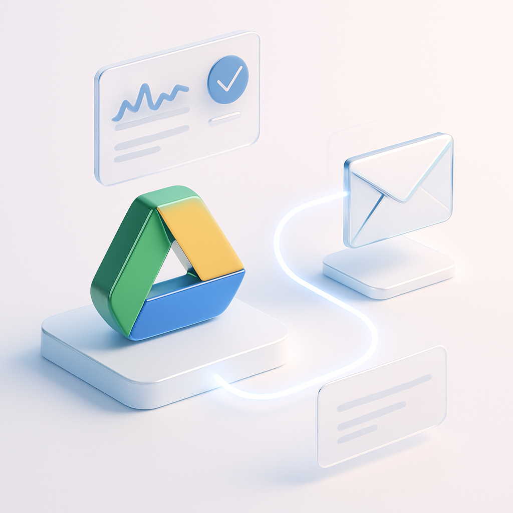 Automatisation de Surveillance Google Drive et Extraction d'Emails