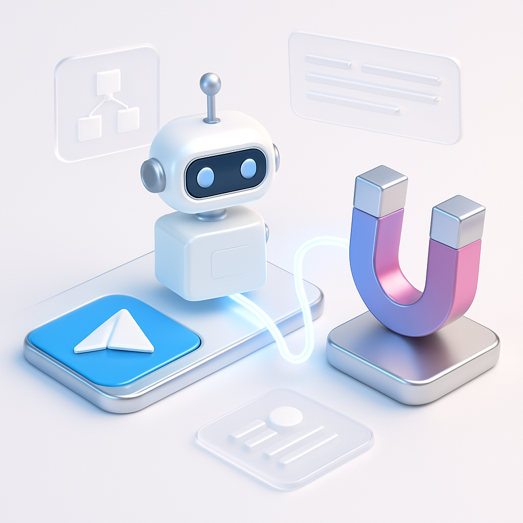 Bot Telegram avec Nœuds LangChain pour Automatiser la Création de Leads Magnets Personnalisés