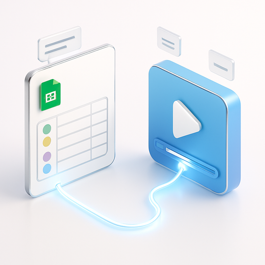 Production Automatique de Vidéos Personnalisées à partir de Google Sheets