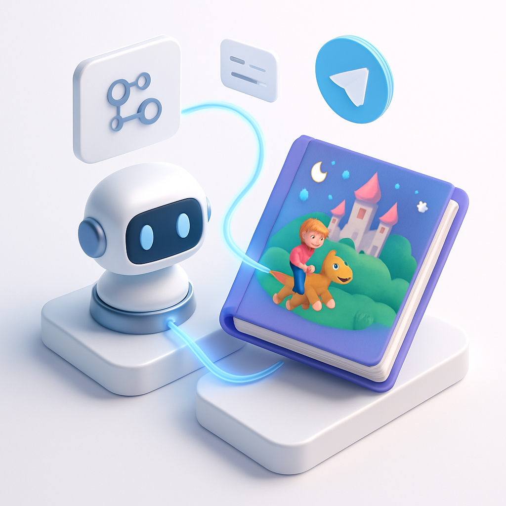 Créateur Automatisé d'Histoires pour Enfants sur Telegram
