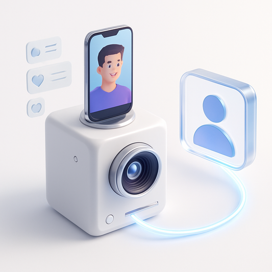 Machine Automatisée de Création de Selfies Personnalisés de Haute Qualité