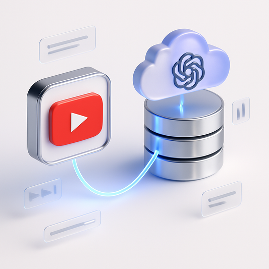 Automatiser le Stockage de Vidéos YouTube et Données dans la Base OpenAI
